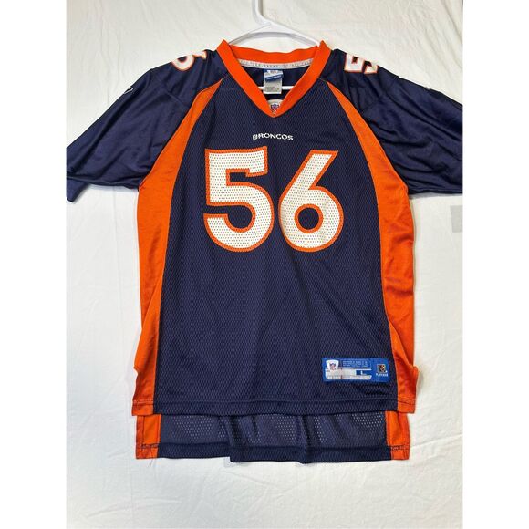 Reebok Denver Broncos Wilson #56 Football Jersey Youth, Size L (14-16) - Picture 1 of 9